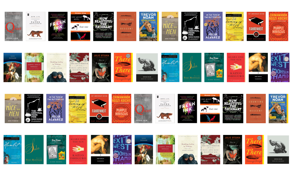 Texts included in the high school ELA curriculum